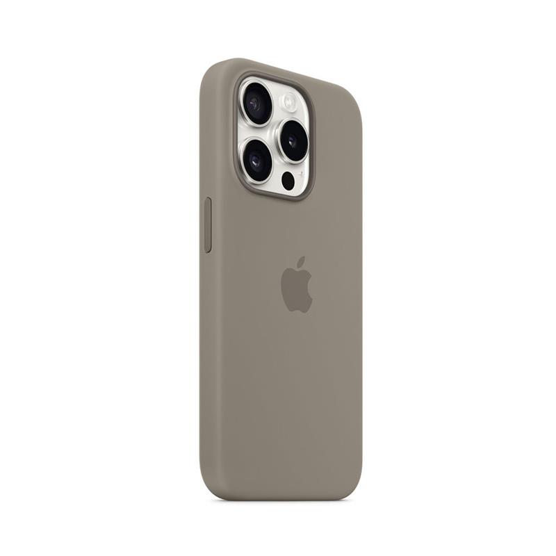 iPhone 15 Pro Silicone Case with MagSafe-Clay