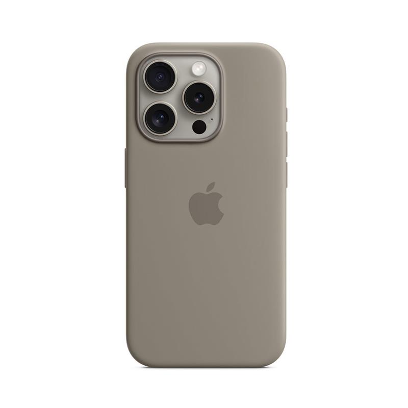 iPhone 15 Pro Silicone Case with MagSafe-Clay
