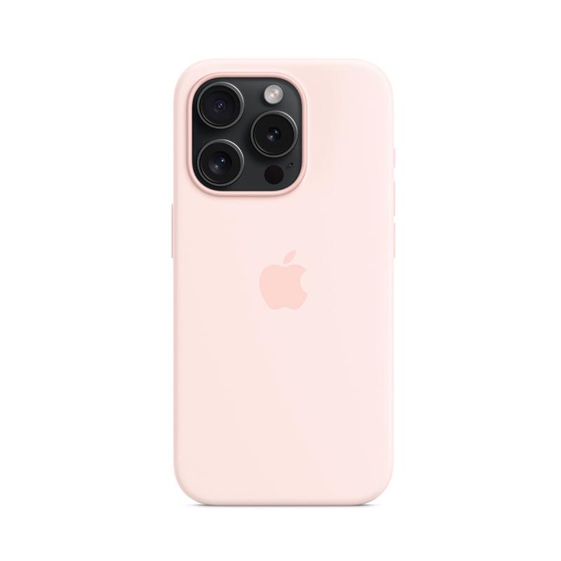 iPhone 15 Pro Silicone Case with MagSafe-Light Pink