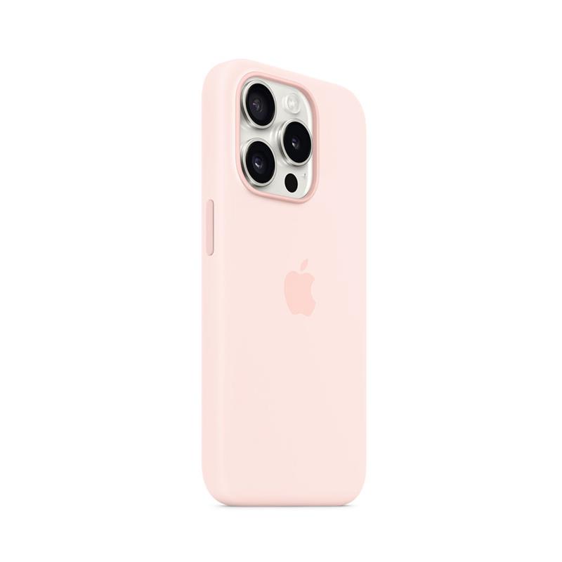 iPhone 15 Pro Silicone Case with MagSafe-Light Pink