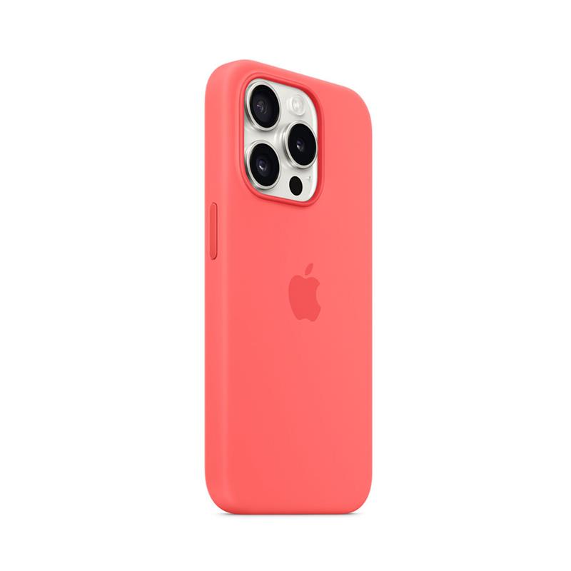 iPhone 15 Pro Silicone Case with MagSafe - Guava