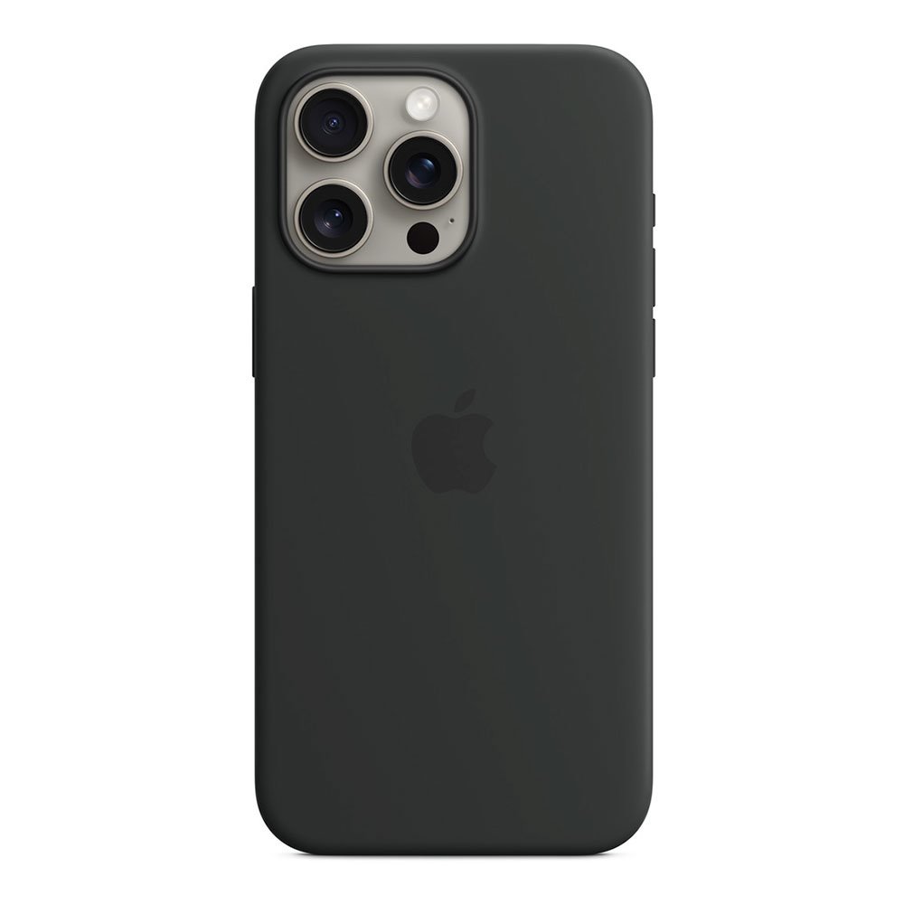 iPhone 15 Pro Max Silicone Case with MagSafe-Black