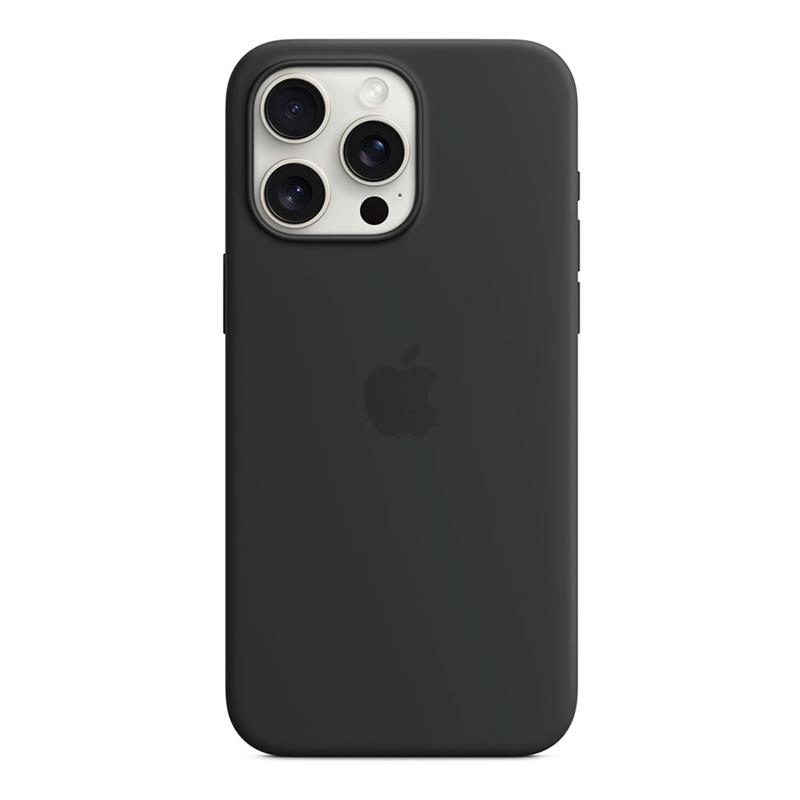 iPhone 15 Pro Max Silicone Case with MagSafe-Black