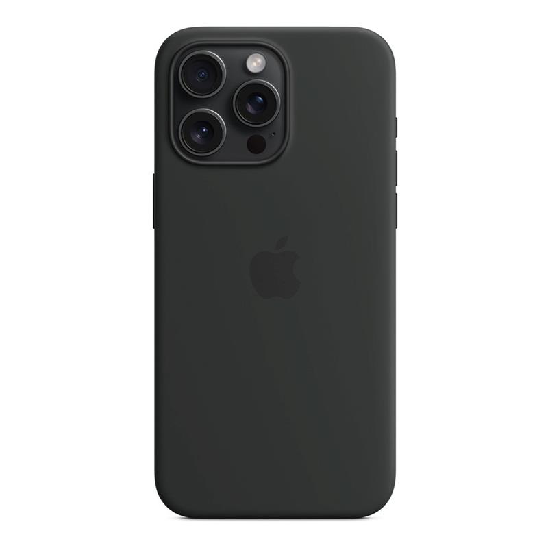 iPhone 15 Pro Max Silicone Case with MagSafe-Black