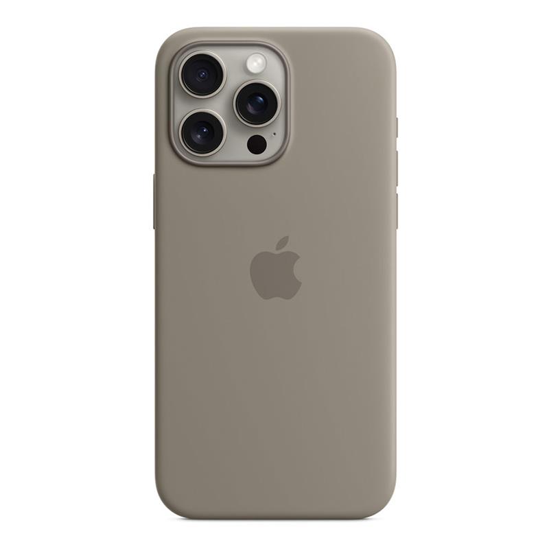 iPhone 15 Pro Max Silicone Case with MagSafe-Clay