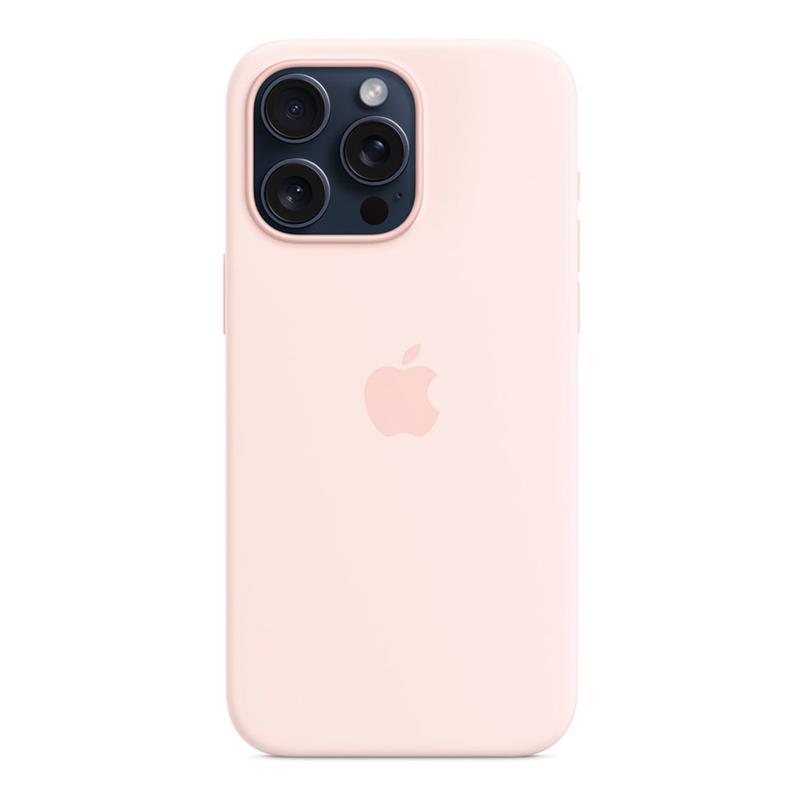 iPhone 15 Pro Max Silicone Case with MagSafe-Light Pink