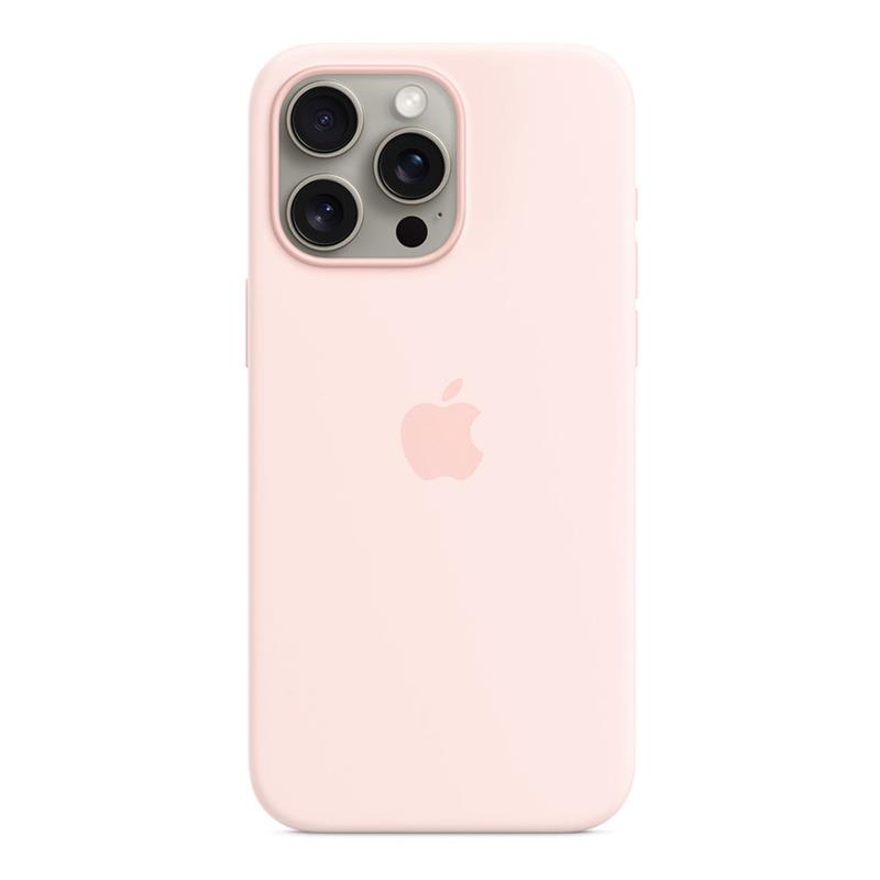 iPhone 15 Pro Max Silicone Case with MagSafe-Light Pink
