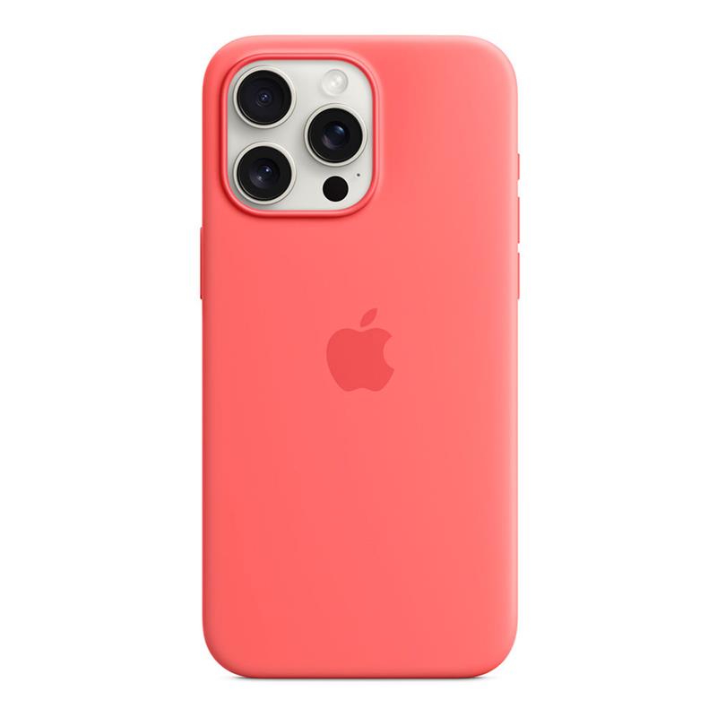 iPhone 15 Pro Max Silicone Case with MagSafe - Guava