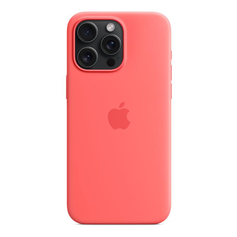 iPhone 15 Pro Max Silicone Case with MagSafe - Guava