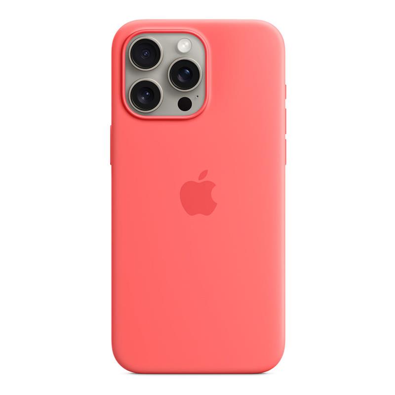 iPhone 15 Pro Max Silicone Case with MagSafe - Guava