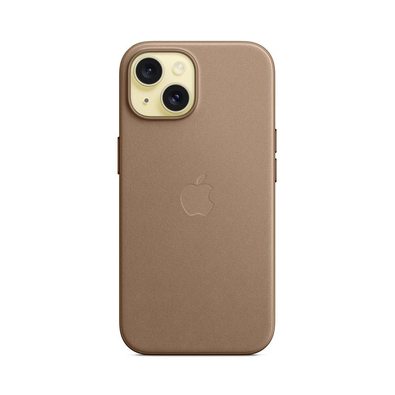 iPhone 15 FineWoven Case with MagSafe-Taupe