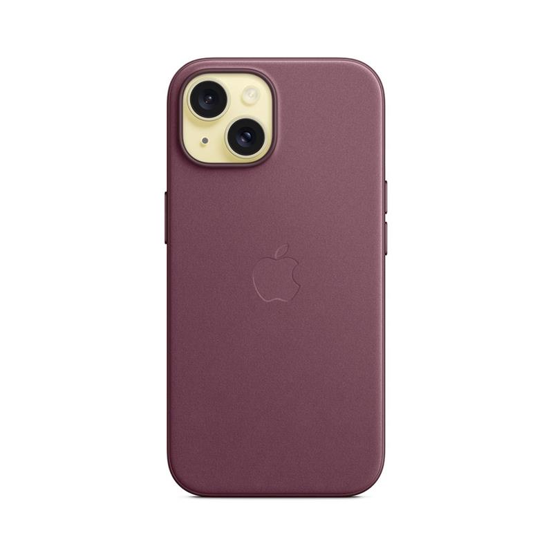 iPhone 15 FineWoven Case with MagSafe - Mulberry