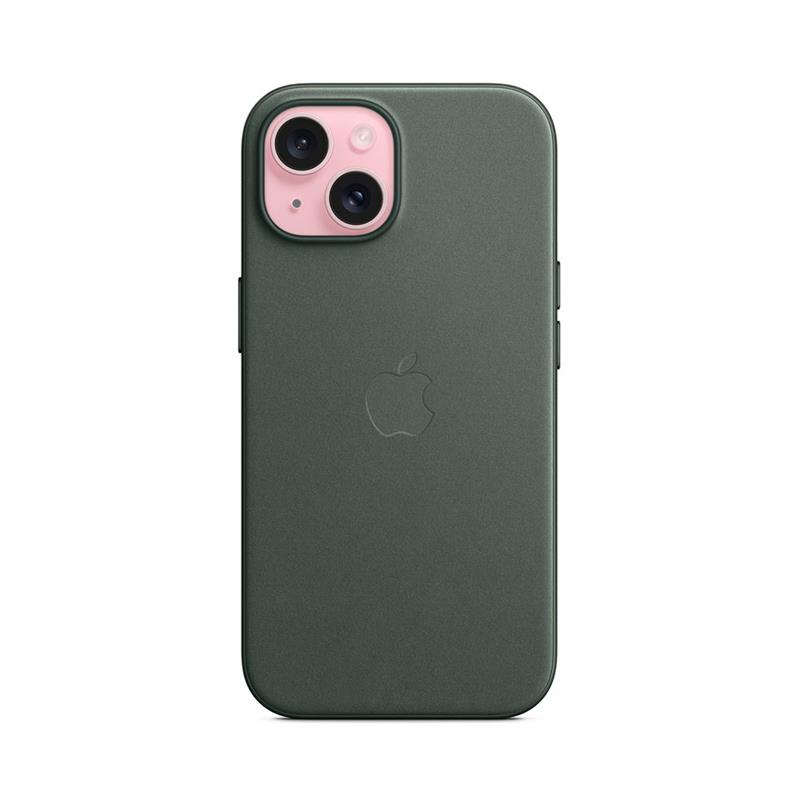 iPhone 15 FineWoven Case with MagSafe - Evergreen