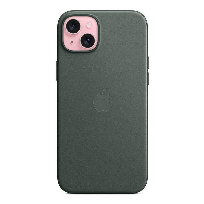 iPhone 15 Plus FineWoven Case with MagSafe - Evergreen