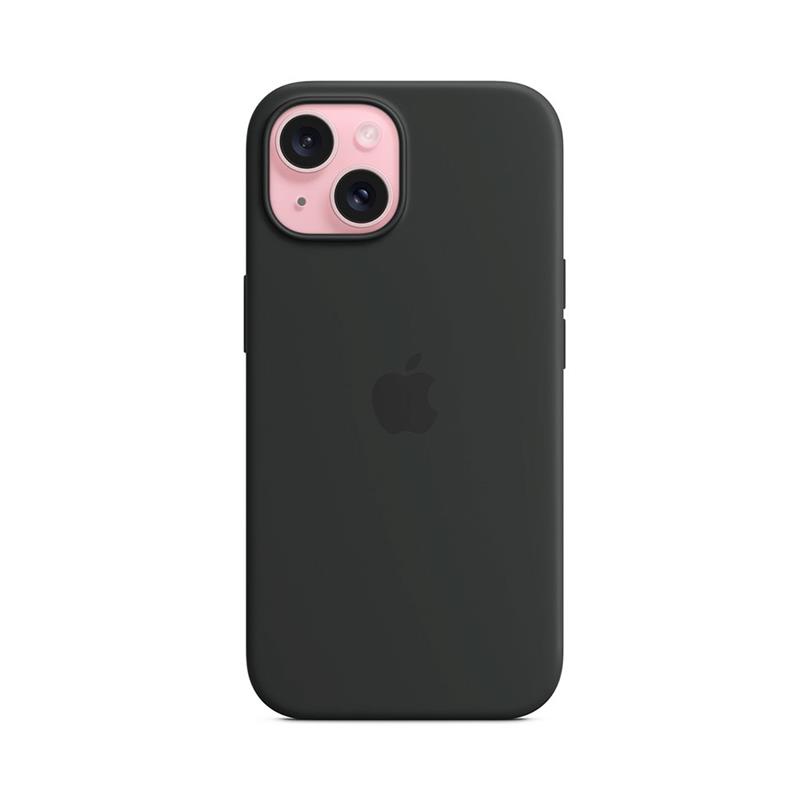 iPhone 15 Silicone Case with MagSafe - Black