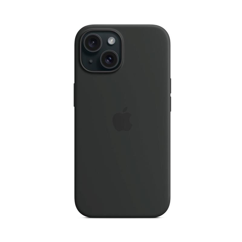 iPhone 15 Silicone Case with MagSafe - Black