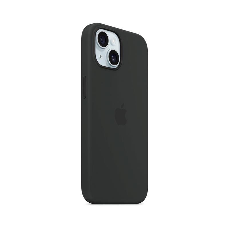 iPhone 15 Silicone Case with MagSafe - Black