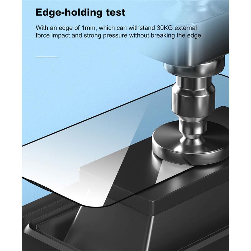 Devia ochranné sklo Van Series Anti-Static pro iPhone 15 Plus - Black Frame