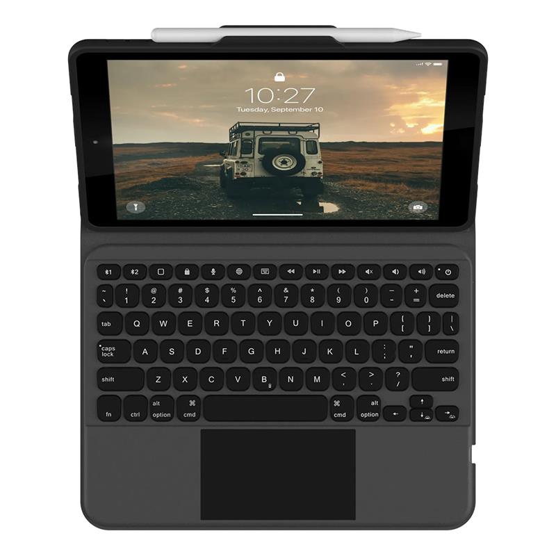 UAG klávesnica Rugged Bluetooth Keyboard with Trackpad pre iPad 10.2" EN - Black