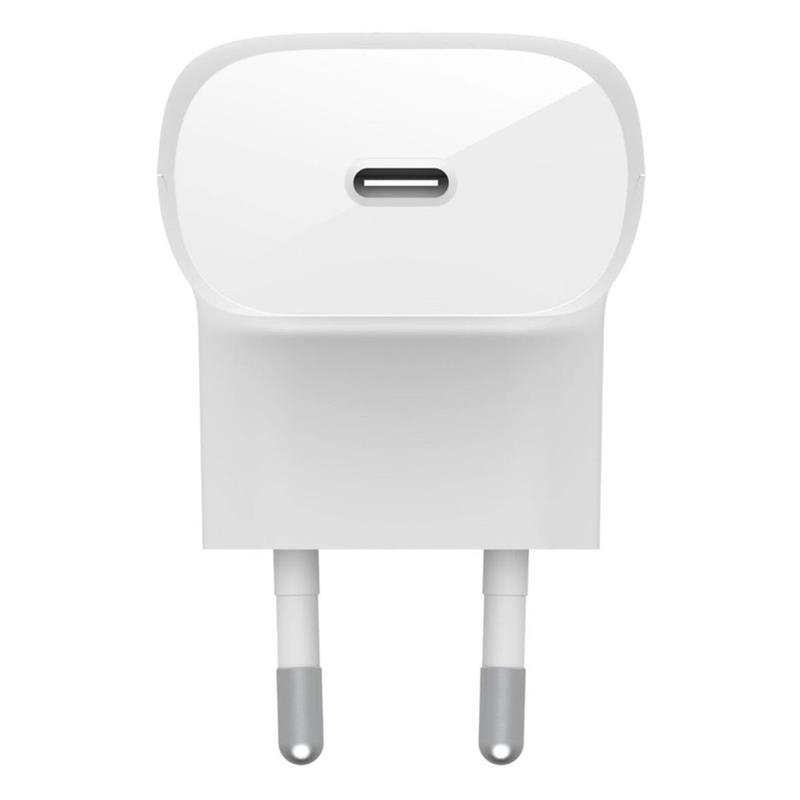 Belkin 30W PD 3.0 PPS USB-C Wall Charger + USB-C/Lightning kábel 1m - White