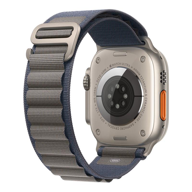 Apple Watch 49mm Blue Alpine Loop - Medium