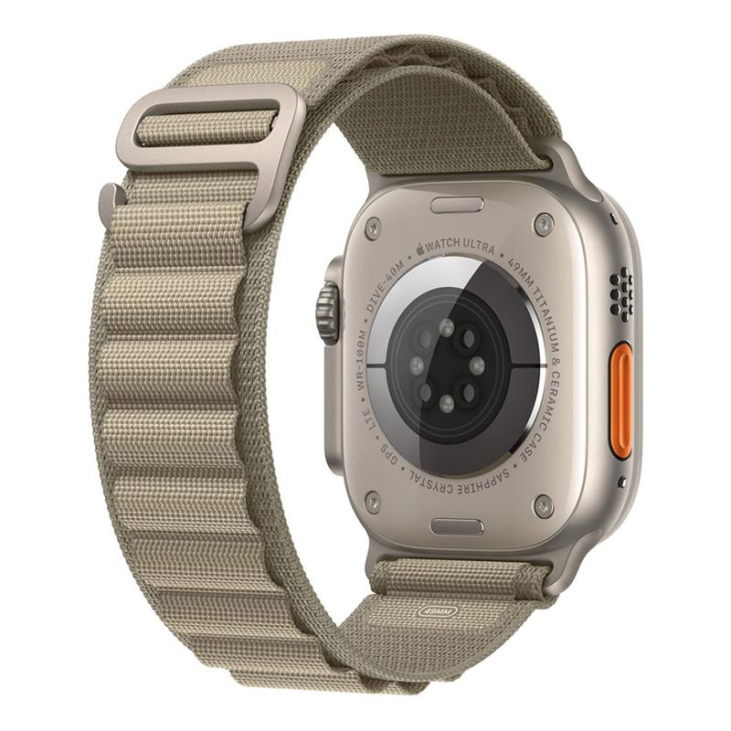 Apple Watch 49mm Olive Alpine Loop - Large