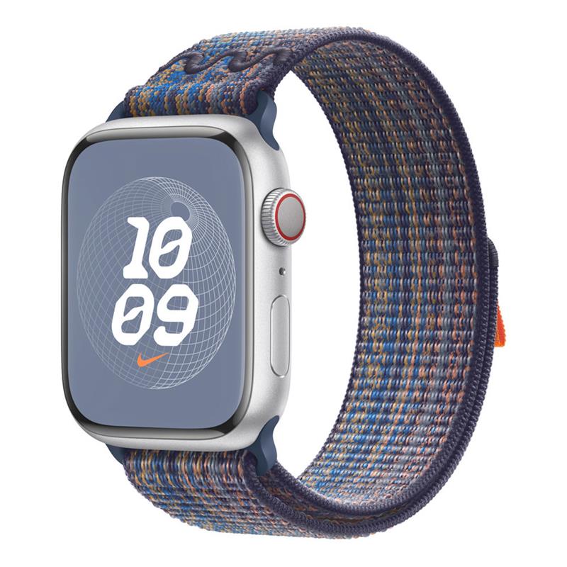 Apple Watch 45mm Game Royal/Orange Nike Sport Loop