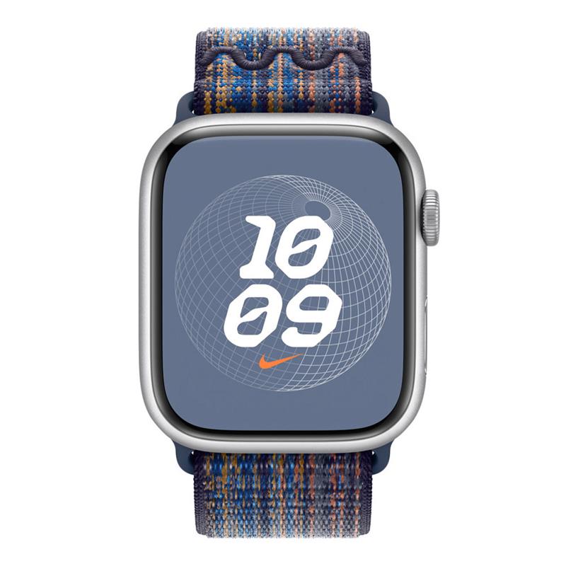 Apple Watch 45mm Game Royal/Orange Nike Sport Loop