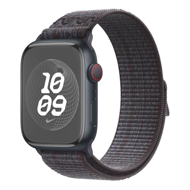 Apple Watch 45mm Black/Blue Nike Sport Loop