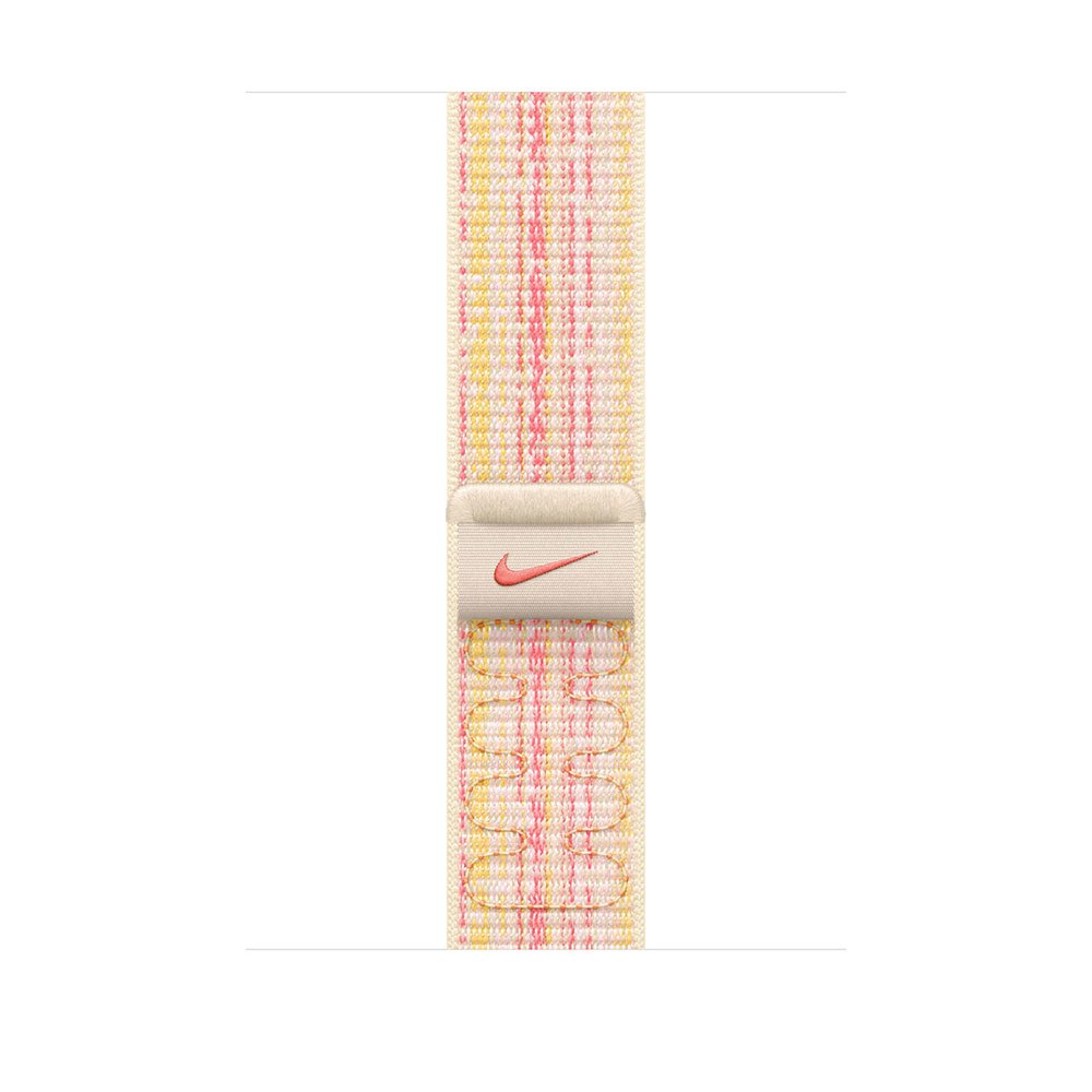 Apple Watch 45mm Starlight/Pink Nike Sport Loop