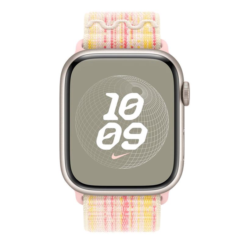 Apple Watch 45mm Starlight/Pink Nike Sport Loop