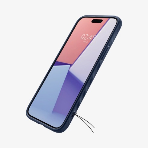 Spigen kryt Liquid Air pre iPhone 15 - Navy Blue