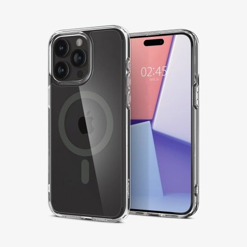 Spigen kryt Ultra Hybrid Magsafe pre iPhone 15 Pro - Graphite