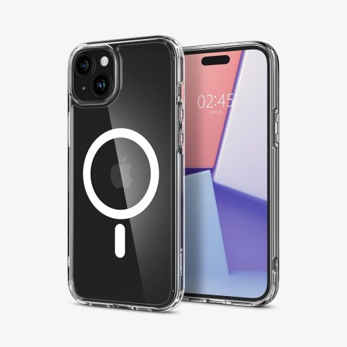 Spigen kryt Ultra Hybrid Magsafe pre iPhone 15 - White