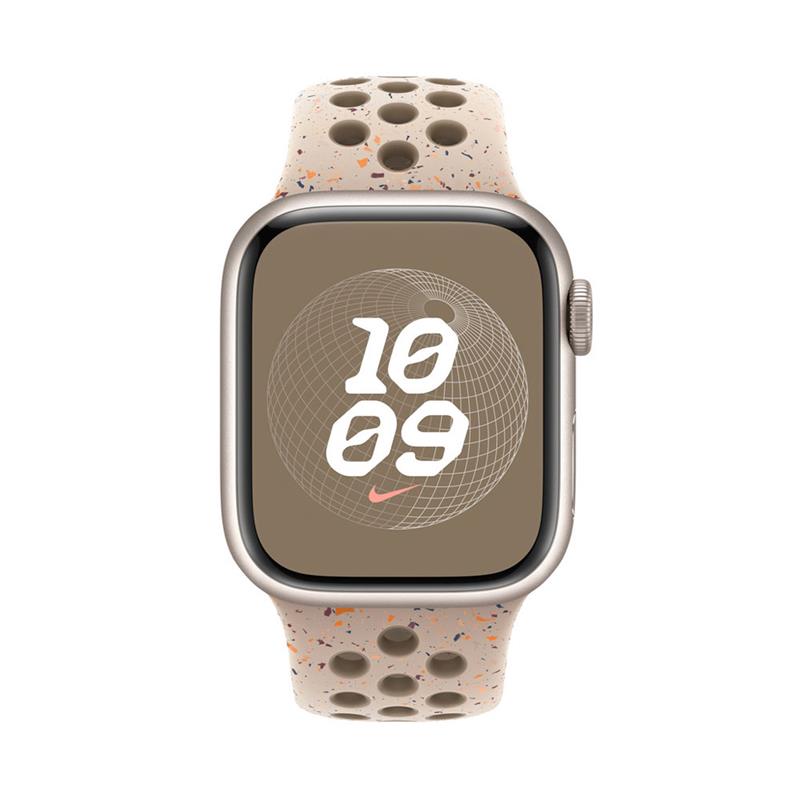 Apple Watch 41mm Desert Stone Nike Sport Band-S/M