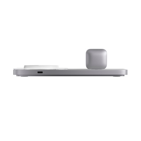 Nomad Base One Max 3-in-1 Magsafe Charger - Silver