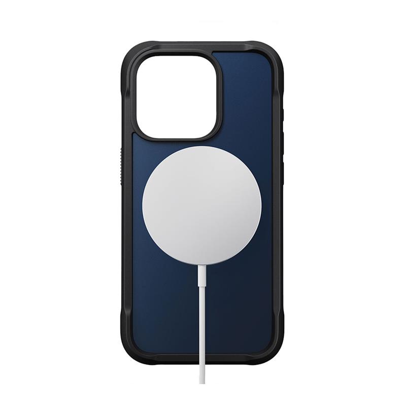 Nomad kryt Rugged Case Magsafe pre iPhone 15 Pro - Atlantic Blue