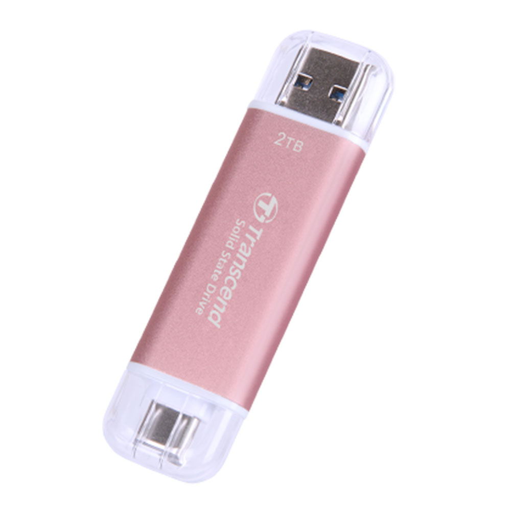 Transcend SSD 2TB ESD310P USB 3.2 Gen 2x1 - Pink