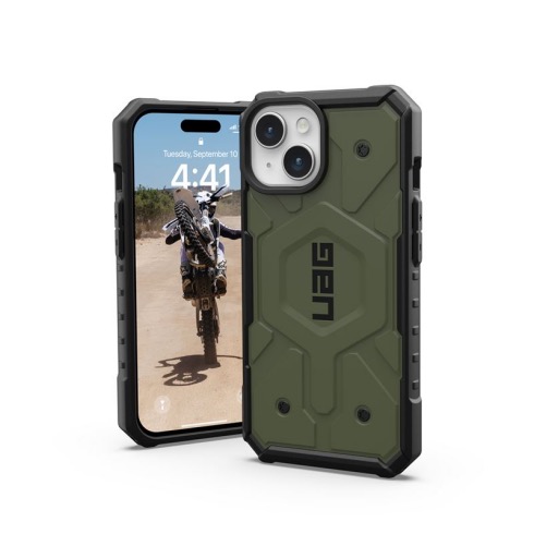 UAG kryt Pathfinder Magsafe pre iPhone 15 - Olive Drab