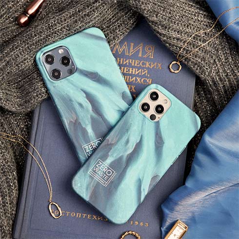 Wilma kryt Climate Change Case pre iPhone 12 mini - Glacier