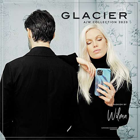 Wilma kryt Climate Change Case pre iPhone 12 mini - Glacier