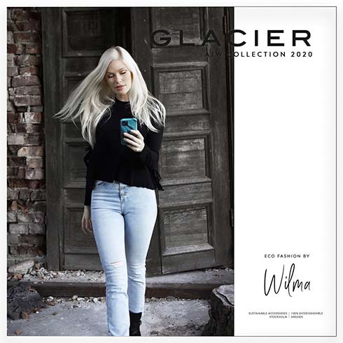 Wilma kryt Climate Change Case pre iPhone 12 mini - Glacier