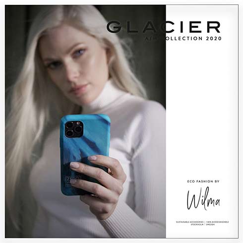 Wilma kryt Climate Change Case pre iPhone 12 mini - Glacier
