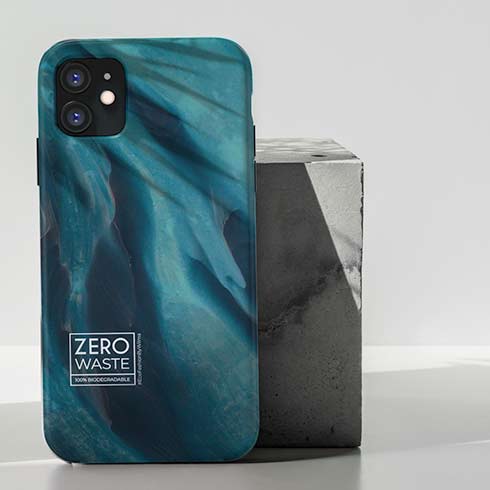 Wilma kryt Climate Change Case pre iPhone 12 mini - Glacier
