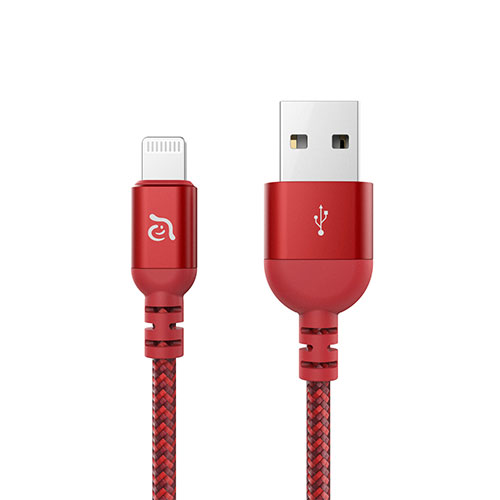 Adam Elements kábel PeAk III 120B Lightning to USB 1,2m - Red