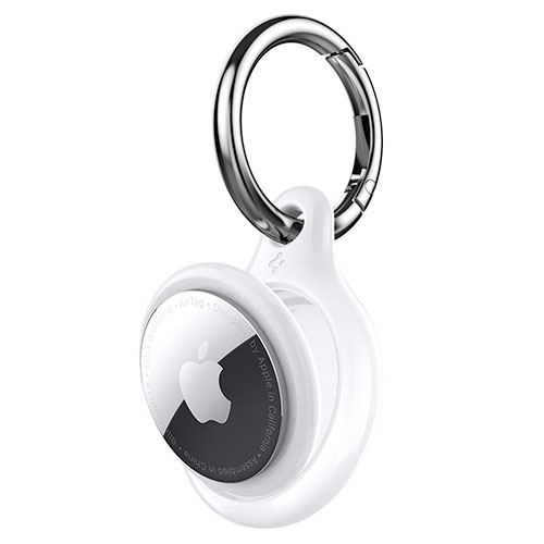 Spigen kryt Ultra Hybrid pre AirTag - White