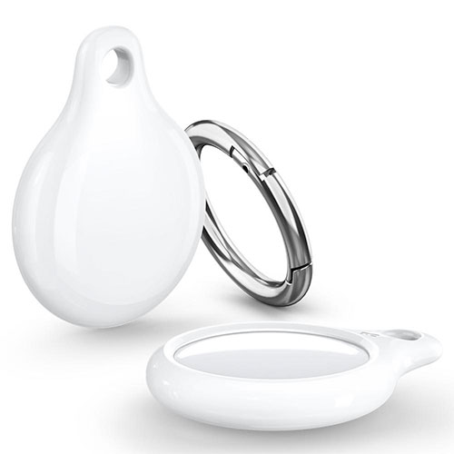 Spigen kryt Ultra Hybrid pre AirTag - White