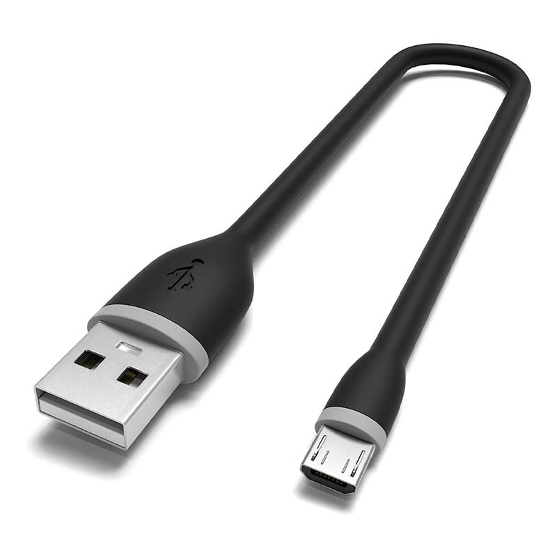 Satechi kábel Flexible USB to Micro USB 0.25m - Black