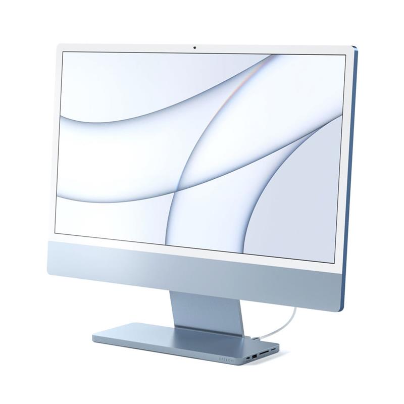 Satechi USB-C Slim Dock pre 24" iMac 2021 & 2023 - Blue Aluminium