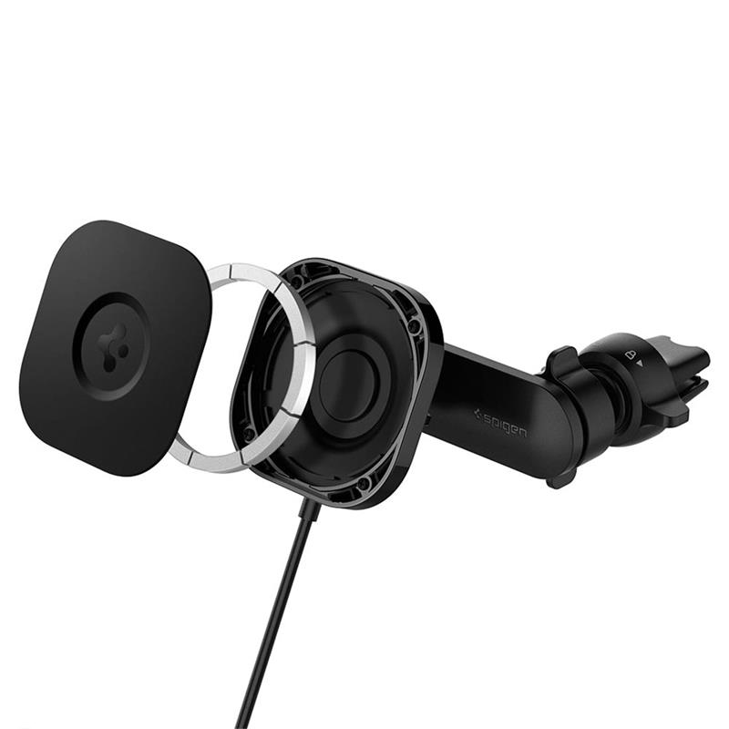 Spigen OneTap Pro Wireless Magnetic Car Charger Air Vent - Black